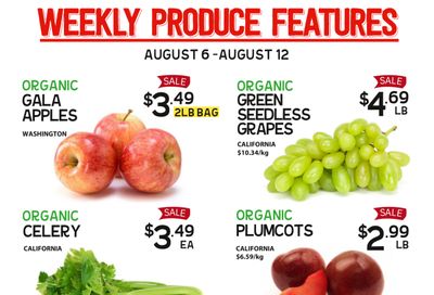 Pomme Natural Market Weekly Produce Flyer August 6 to 12