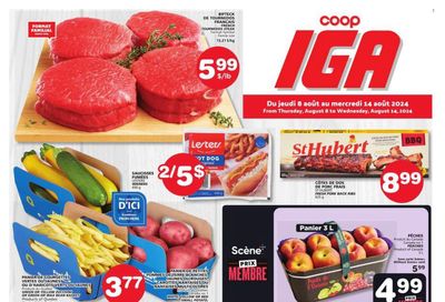 Coop IGA Flyer August 8 to 14