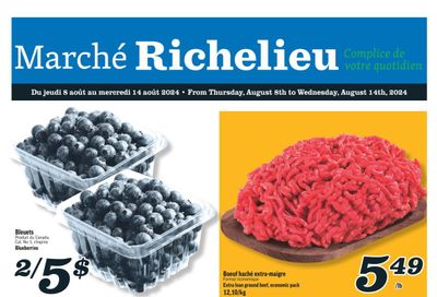 Marche Richelieu Flyer August 8 to 14