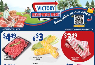 Victory Meat Market Flyer August 6 to 10