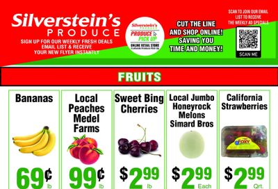 Silverstein's Produce Flyer August 6 to 10