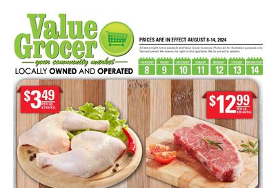 Value Grocer Flyer August 8 to 14