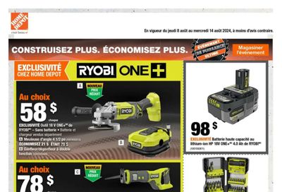 Home Depot (QC) Flyer August 8 to 14