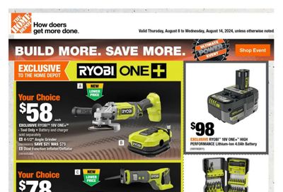 Home Depot (ON) Flyer August 8 to 14