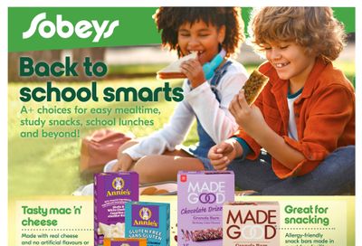 Sobeys (ON) Back To School Flyer August 8 to September 18