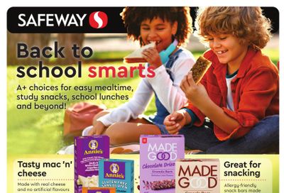 Safeway (AB, SK, MB) Back To School Flyer August 8 to September 18