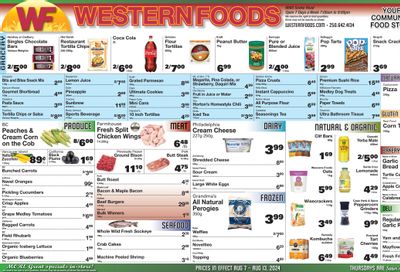 Western Foods Flyer August 7 to 13