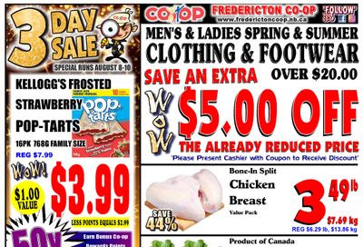 Fredericton Co-op Flyer August 8 to 14