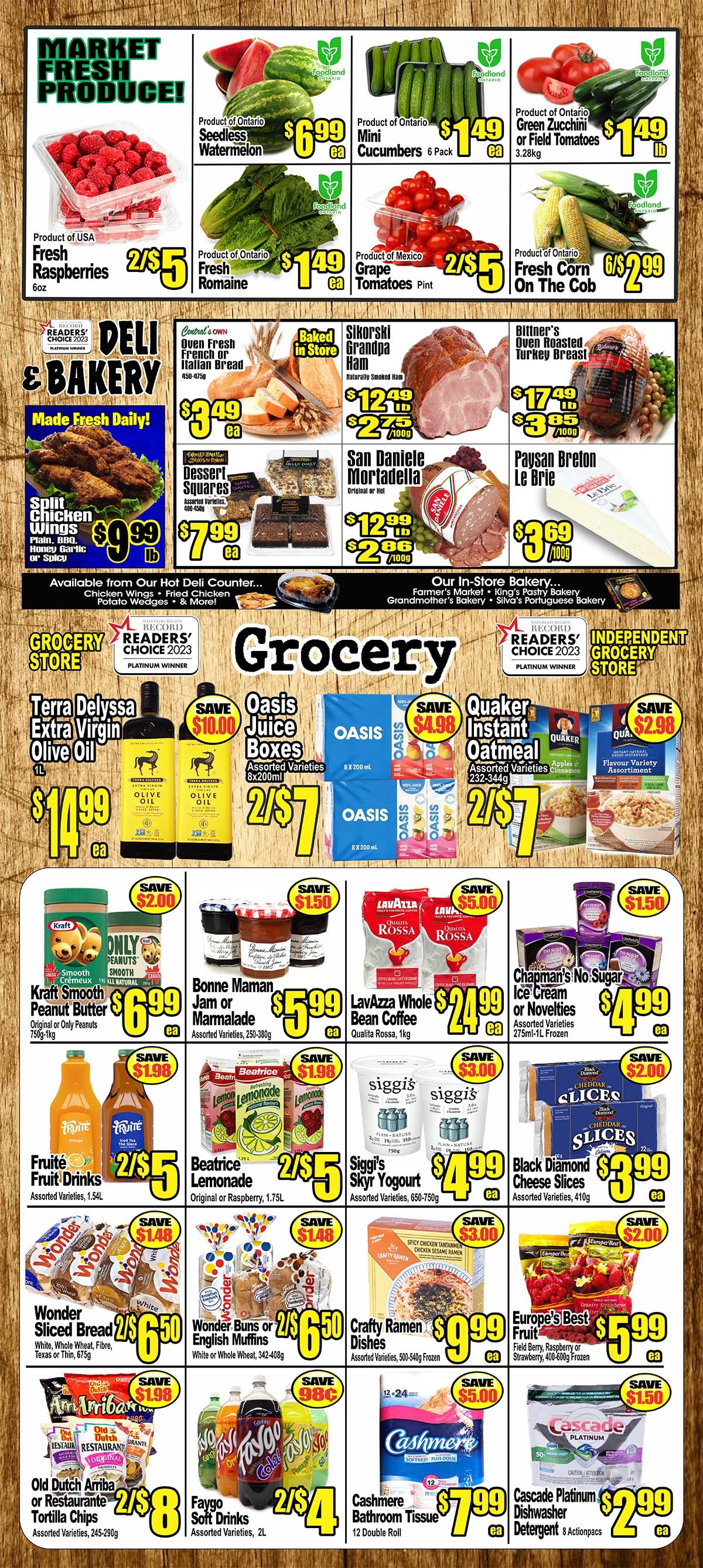 Central Fresh Market Flyer August 8 to 15