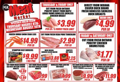 M.R. Meat Market Flyer August 8 to 14