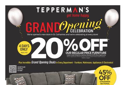 Tepperman's Flyer August 9 to 15