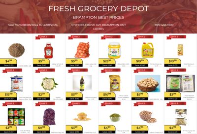 Fresh Grocery Depot Flyer August 8 to 14