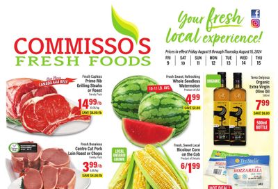 Commisso's Fresh Foods Flyer August 9 to 15