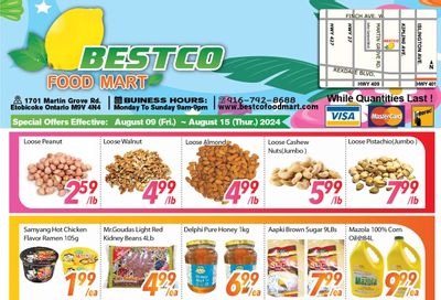 BestCo Food Mart (Etobicoke) Flyer August 9 to 15