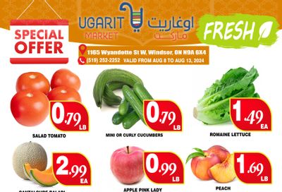 Ugarit Market Flyer August 8 to 13