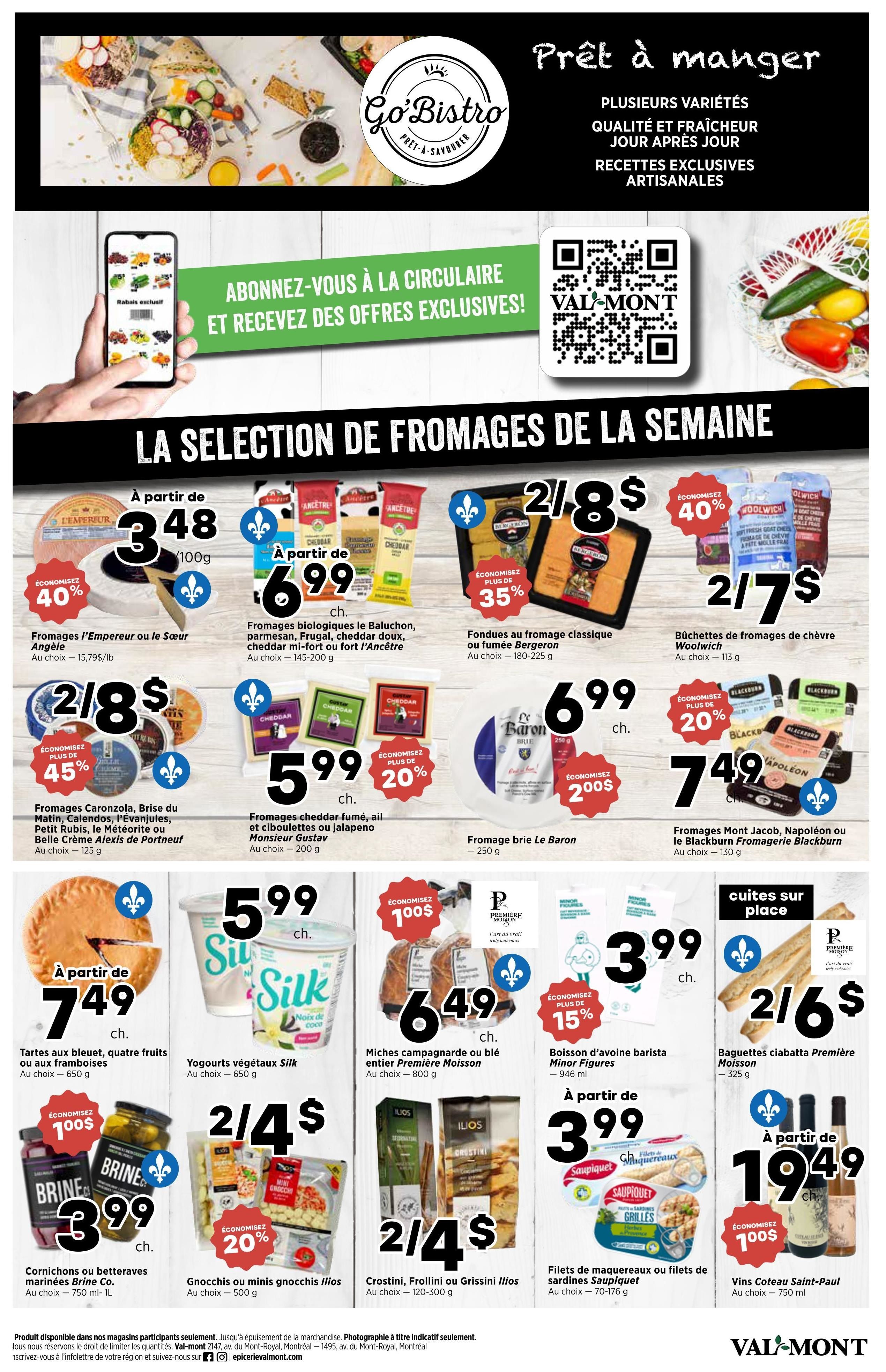 Val-Mont Flyer August 8 to 14