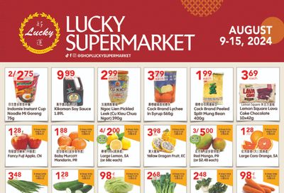 Lucky Supermarket (Calgary) Flyer August 9 to 15