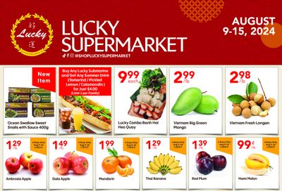 Lucky Supermarket (Surrey) Flyer August 9 to 15