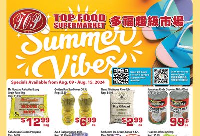 Top Food Supermarket Flyer August 9 to 15