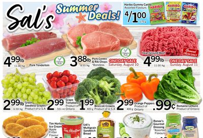 Sal's Grocery Flyer August 9 to 15