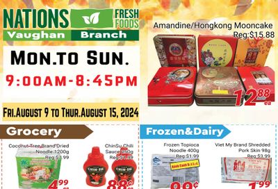 Nations Fresh Foods (Vaughan) Flyer August 9 to 15