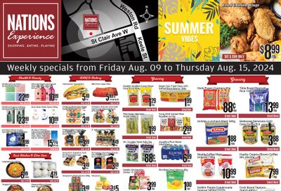 Nations Fresh Foods (Toronto) Flyer August 9 to 15