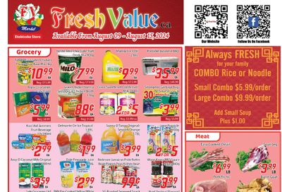 Fresh Value (Etobicoke) Flyer August 9 to 15