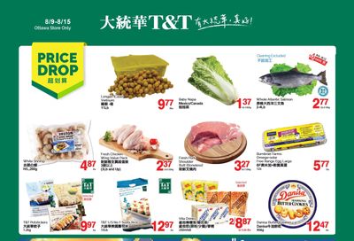 T&T Supermarket (Ottawa) Flyer August 9 to 15