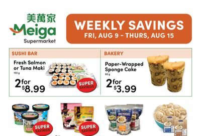 Meiga Supermarket Flyer August 9 to 15