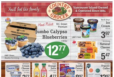 Country Grocer Flyer August 9 to 15