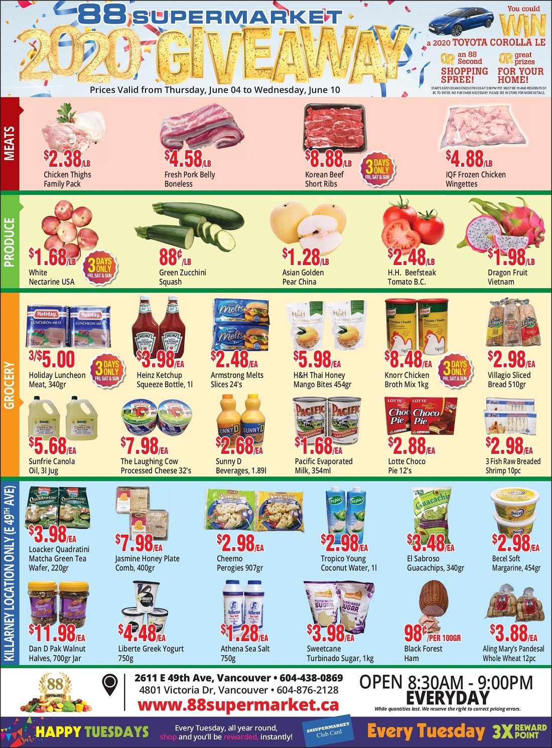 88 Supermarket Flyer June 4 to 10