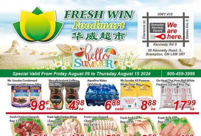 Fresh Win Foodmart Flyer August 9 to 15