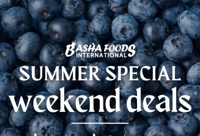 Basha Foods International Weekend Deals Flyer August 9 to 12