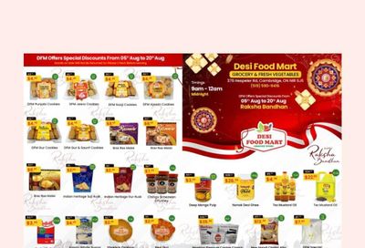 Desi Food Mart Flyer August 5 to 20