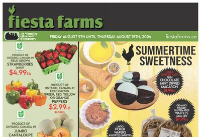 Fiesta Farms Flyer August 9 to 15