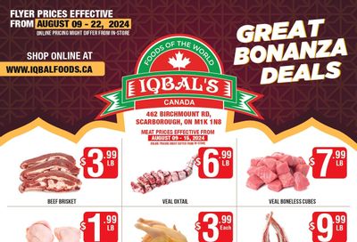 Iqbal Foods (Birchmount) Flyer August 9 to 22