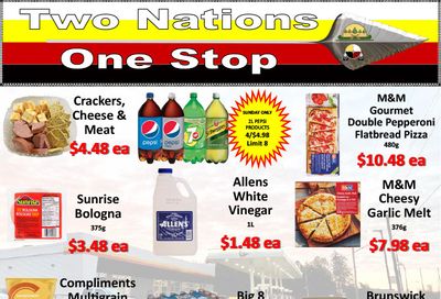 Two Nations One Stop Flyer August 9 to 15