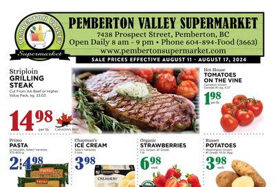 Pemberton Valley Supermarket Flyer August 11 to 17