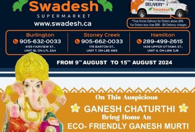 Swadesh Supermarket Flyer August 9 to 15