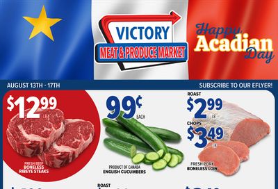 Victory Meat Market Flyer August 13 to 17