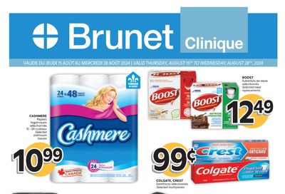 Brunet Clinique Flyer August 15 to 28