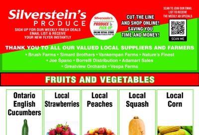 Silverstein's Produce Flyer August 13 to 17