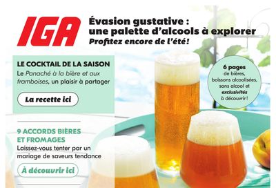 IGA (QC) Liquor Flyer August 15 to 21