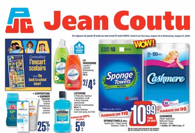 Jean Coutu (QC) Flyer August 15 to 21