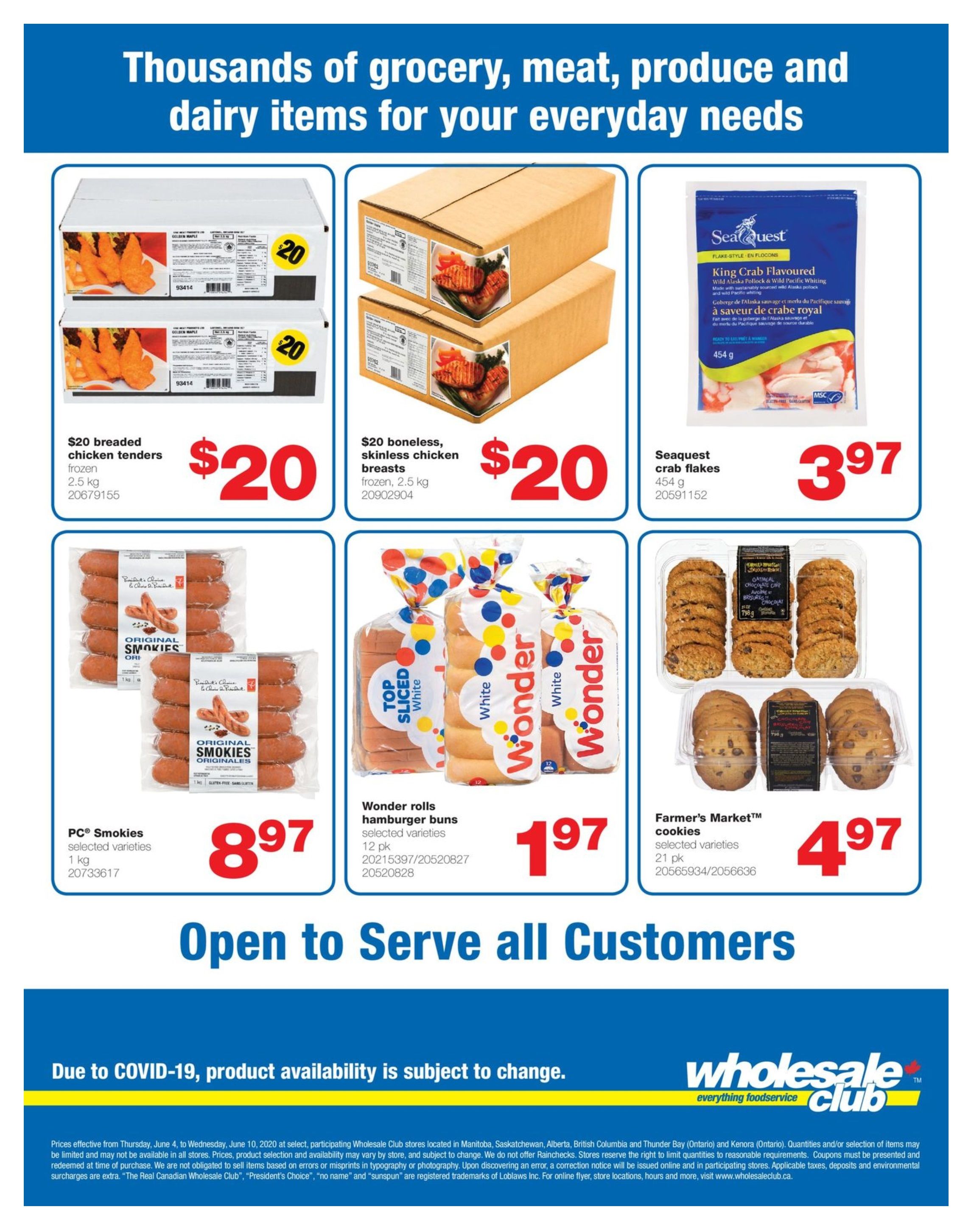 Wholesale Club (West) Flyer June 4 to 10