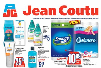 Jean Coutu (ON) Flyer August 15 to 21