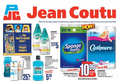 Jean Coutu (NB) Flyer August 15 to 21