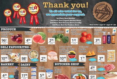 Pepper's Foods Flyer August 13 to 19