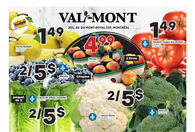 Val-Mont Flyer August 15 to 21