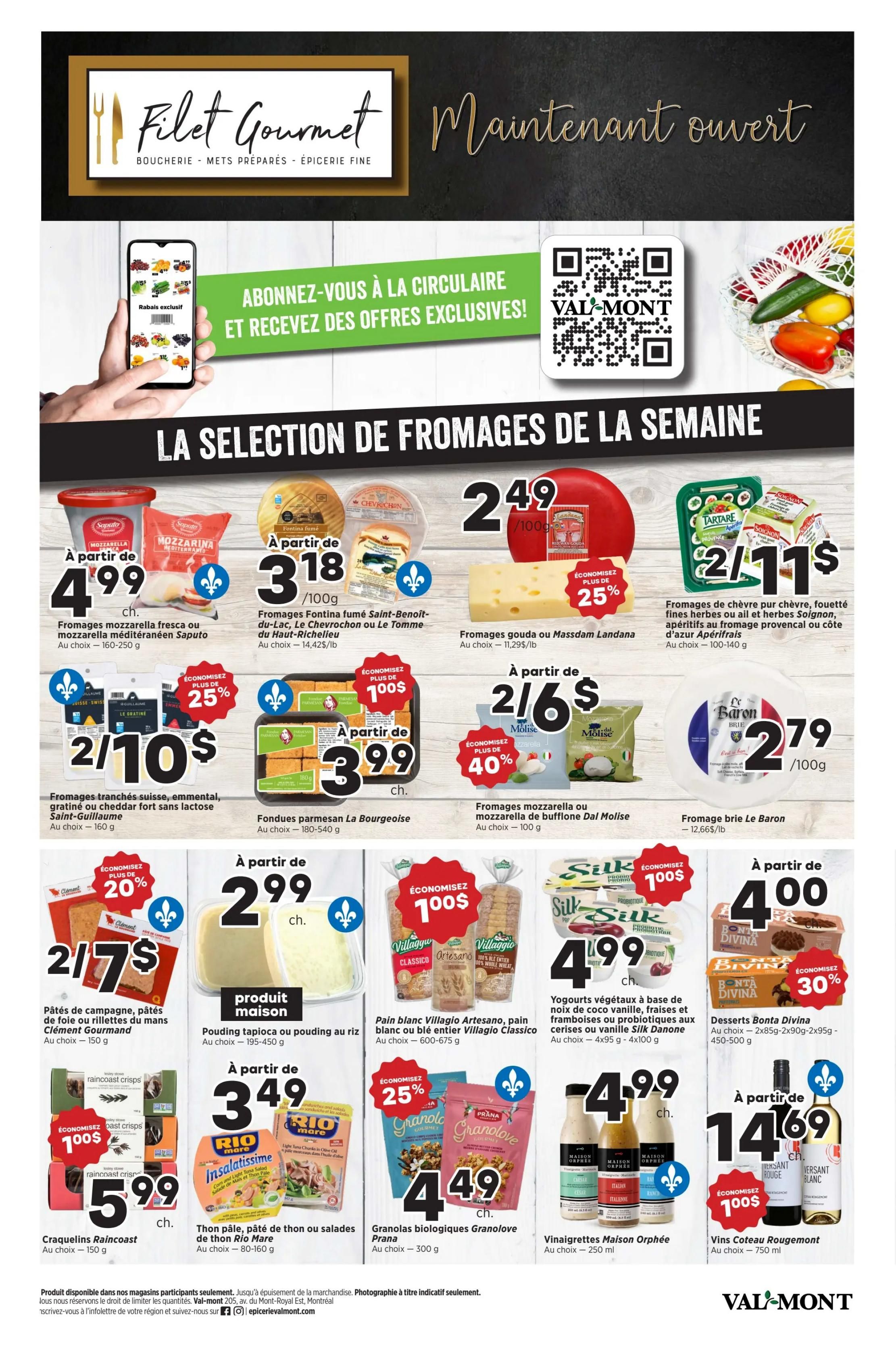Val-Mont Flyer August 15 to 21